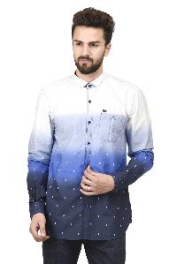 MSG Blue Casuals Regular Fit Shirt