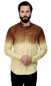 MSG Brown PRINTED SHIRT