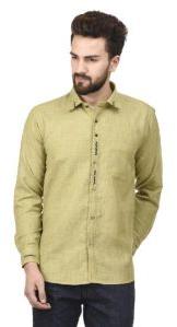 MSG Green Partywear Slim Fit Shirt