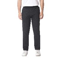 MSG Navy Blue Cotton Blend Trackpants Single