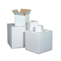 White Duplex Corrugated Boxes