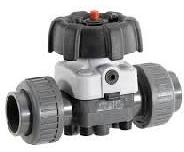 Plastic diaphragm valve