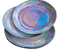 Silver Coated Buffet Plate