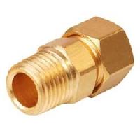 Brass Compression Male Connector