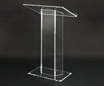 acrylic lecture stand