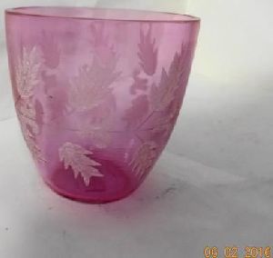 GIN 1050 Pink Glass Vase