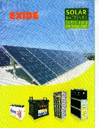 Exide Solar Batteries 1