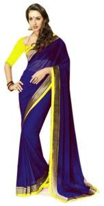 Banarasi Blue saree