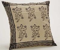Leather Printed Cushion Cover