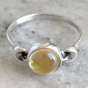 1.4 GmSmoky Gemstone 925 Sterling Silver Ring