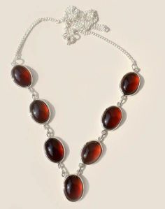 Gemstone 925 Sterling Original Silver Necklace