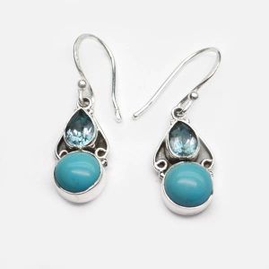 Blue Topaz Earring