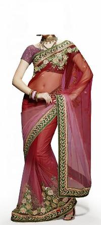 net zardozi sarees