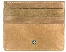 JLCollections 6 Card Slots Brown Men And Women Leather Card Holder - JL_CC_3117_B