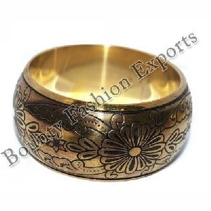 Carved Brass Bangles