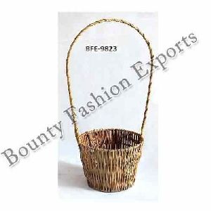 Handled Wicker Basket