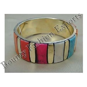 Multi-Colored Bone Bangles