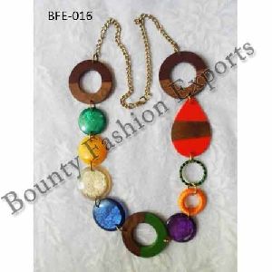 Resin Wood Necklaces