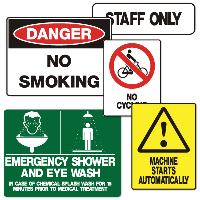 Danger Sign Stickers