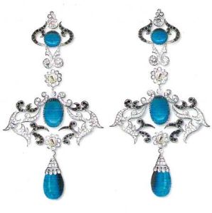 Diamond Chandelier Earrings - 37