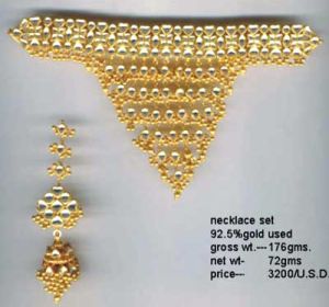 Kundan necklace set 03