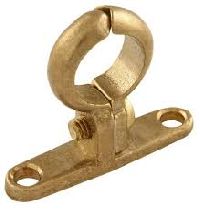 Brass pipe clip