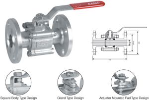 Flange End Full Bore Ball Valve