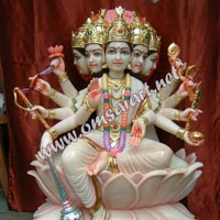 marble gayatri mata statue