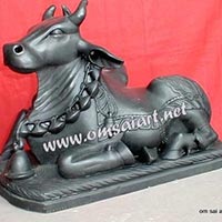 Marble Nandi Statues