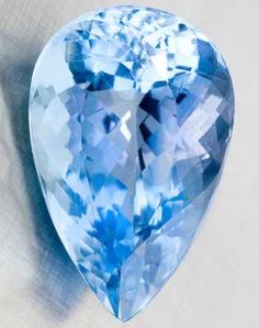 Aquamarine Pear Shape Gemstone -02