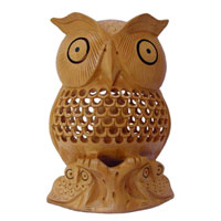 Undercut Owl Sculpture