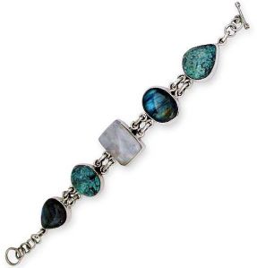 Silver Gemstone Bracelet Sgb-017