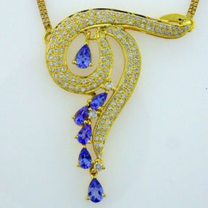 Diamond Gold Pendant-Dgp-05