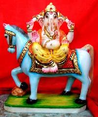 Lord Ganesha Marble Statues - 02