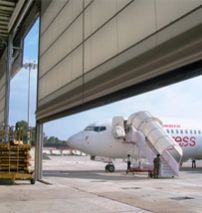 hangar doors