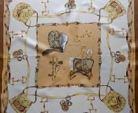 Small Square Silk Scarf 104