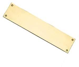 Brass Victorian Finger Plate - Ad- 1079