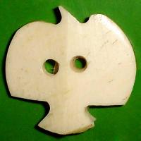 Carved Bone Button - 10