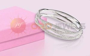 925 Sterling Silver with CZ Studded Womens Designer Bracelets