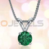 Emerald Gemstone Pendants