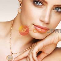 Exclusive Rose Gold plated Women Pendantsets