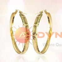 Gold plated Bangle Earrings