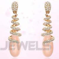 Pearl Gold plated Earrings