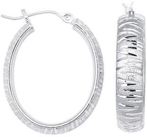 DTSE02964 Plated Hoop Earrings