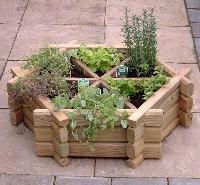 wooden planters