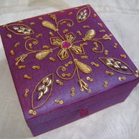 Decorative Beaded Boxes