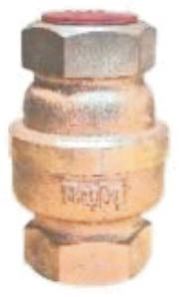 Bronze Vertical Lift Check Valve Two Piece Design