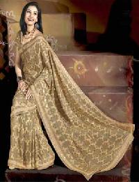 Manya 1014 Beige Georgette Saree