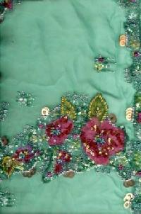 Embroidered Silk Fabric-02