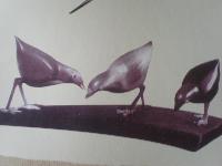 Horn Craft Standing Birds